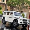1/24 Benz G63 SUV литая модель автомобиля из литого металла и игрушечная модель внедорожника для моделирования звука и света коллекционная игрушка в подарок