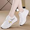 Lightweight Soft-soled Women's Shoes 2025 Autumn and Winter New Sports and Leisure Shoes Women's Breathable Versatile Shoes Leather White Shoes