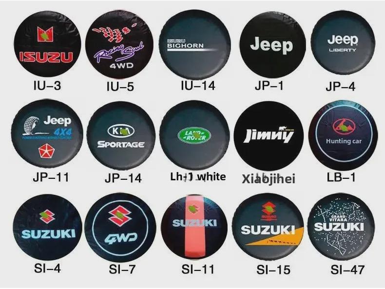 Всесезонный утолщенный чехол для запасного колеса из ПВХ-кожи