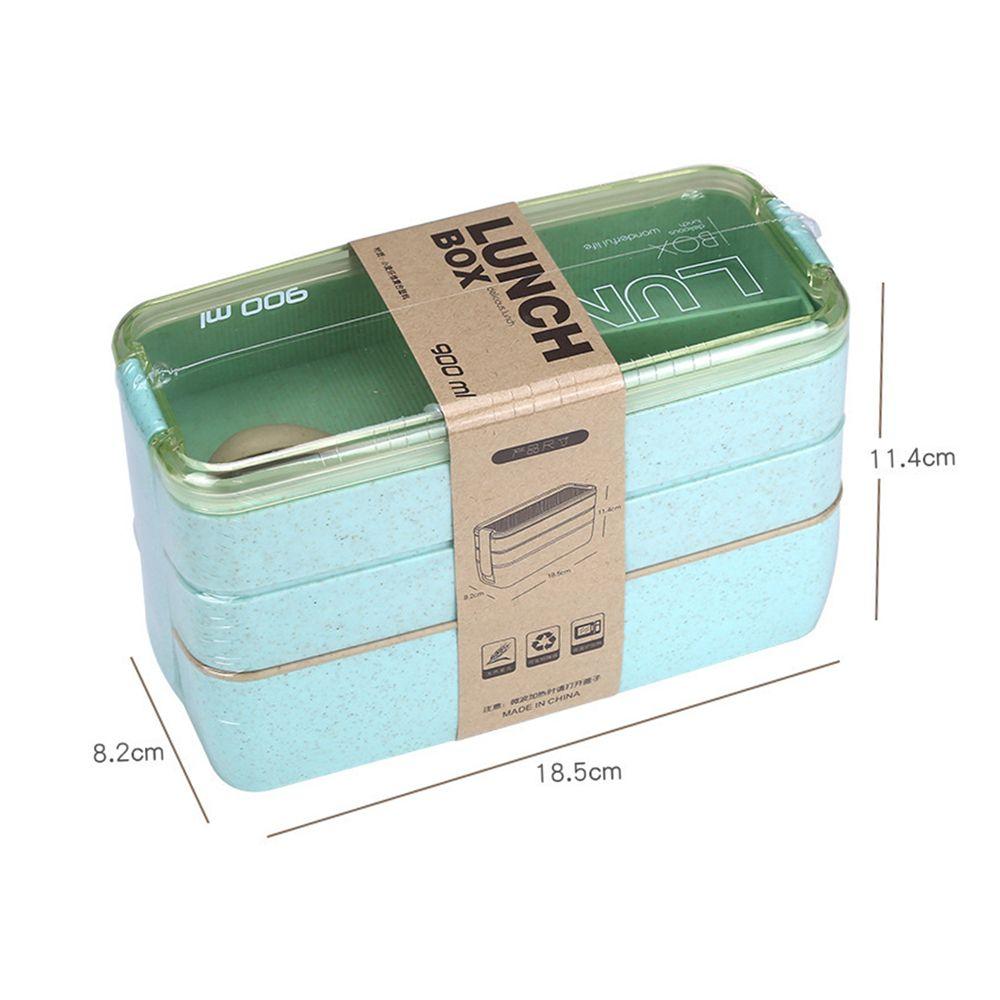 Набор посуды для микроволновой печи, ложка, вилка, бенто, ланчбокс для хранения еды, посуда, ланч-бокс