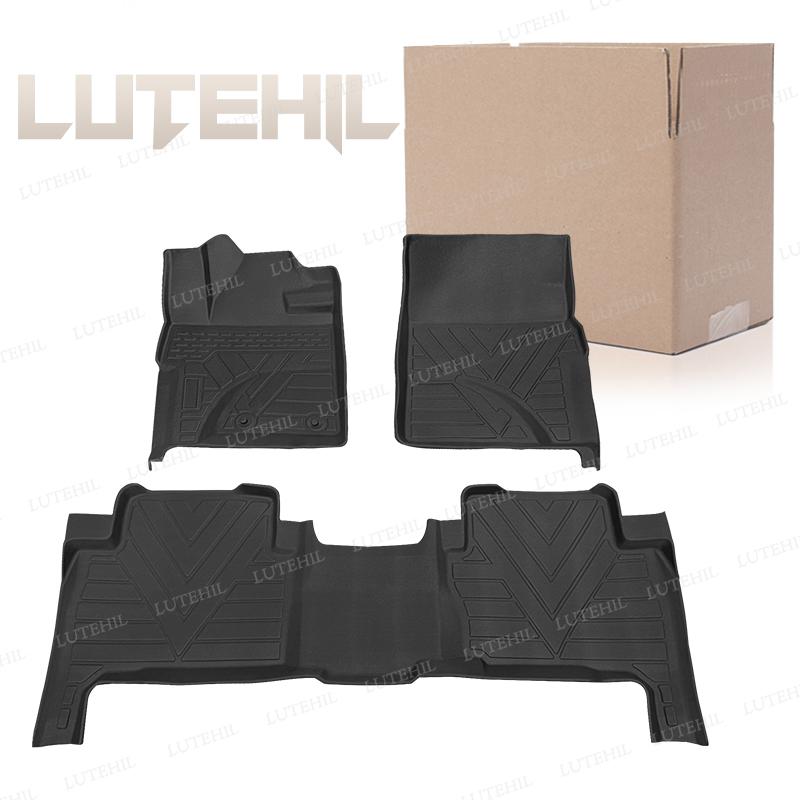 LUTEHIL Для Toyota Land Cruiser lc200 2007-2021 2019 2020 Всепогодные TPE Коврики в Салон Ковровое Покрытие Защита Интерьера Аксессуары
