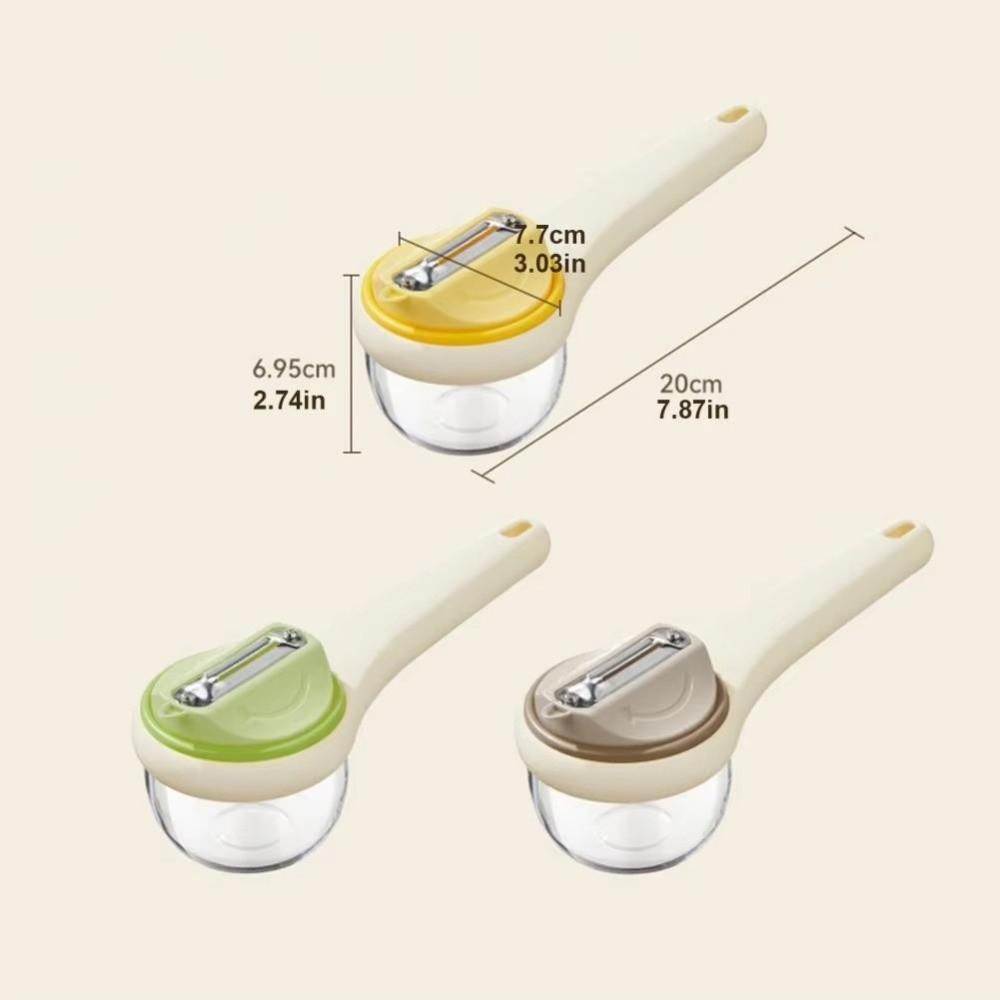 Splash-proof Fruit Peeler Tools Efficient Fruit Scraper Storage Type Vegetable Peeler Camping Use