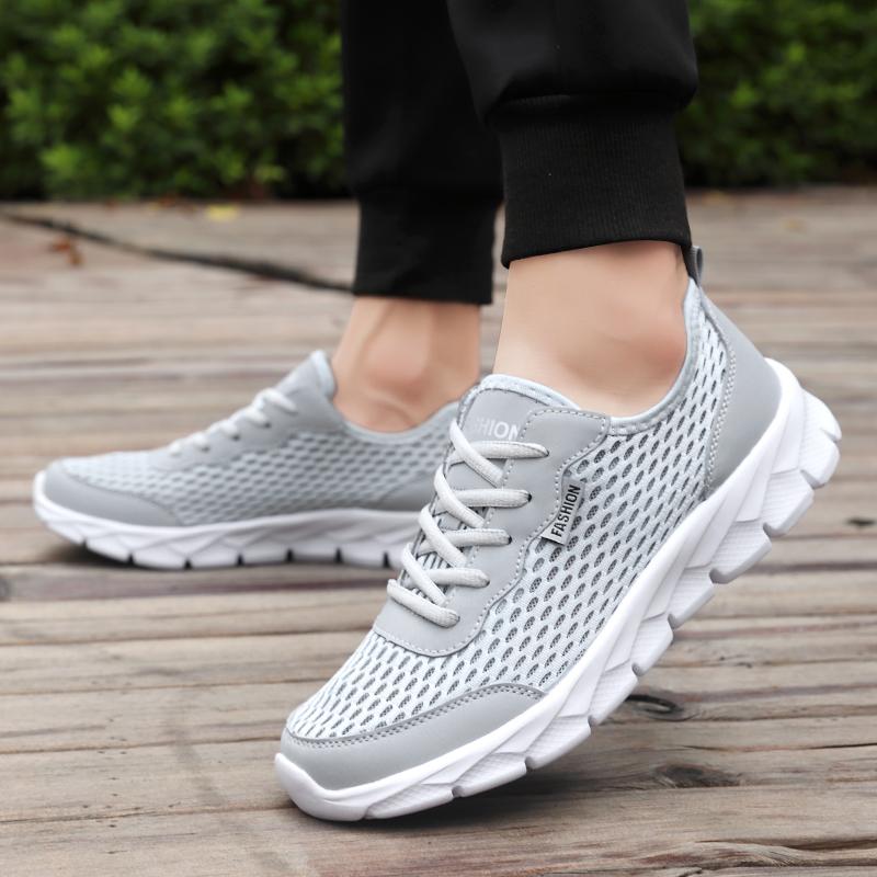 Mens Casual Shoes Lightweight Breathable Walking Shoes Non Slip Athletic Fashion Sneakers Mesh Workout Casual Shoes