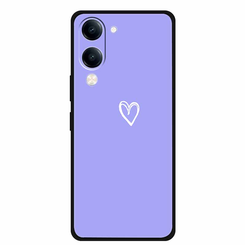 Чехол для Vivo iQOO Z10 Lite Силиконовый Черный ТПУ Funda Задняя крышка для iQOO Z10 Lite 5G I2409 Мягкий чехол Животное Coque IQOOZ10 Lite