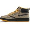 Club C 85 W+ Mid Fashion Comfortable Trendy Versatile High-Top Sneakers Unisex Sneakers Khaki-Yellow 24FRC909U4GY3