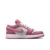 Детские кроссовки Air Jordan 1 Low GS Desert Berry Pink Coral-Chalk White 553560-616