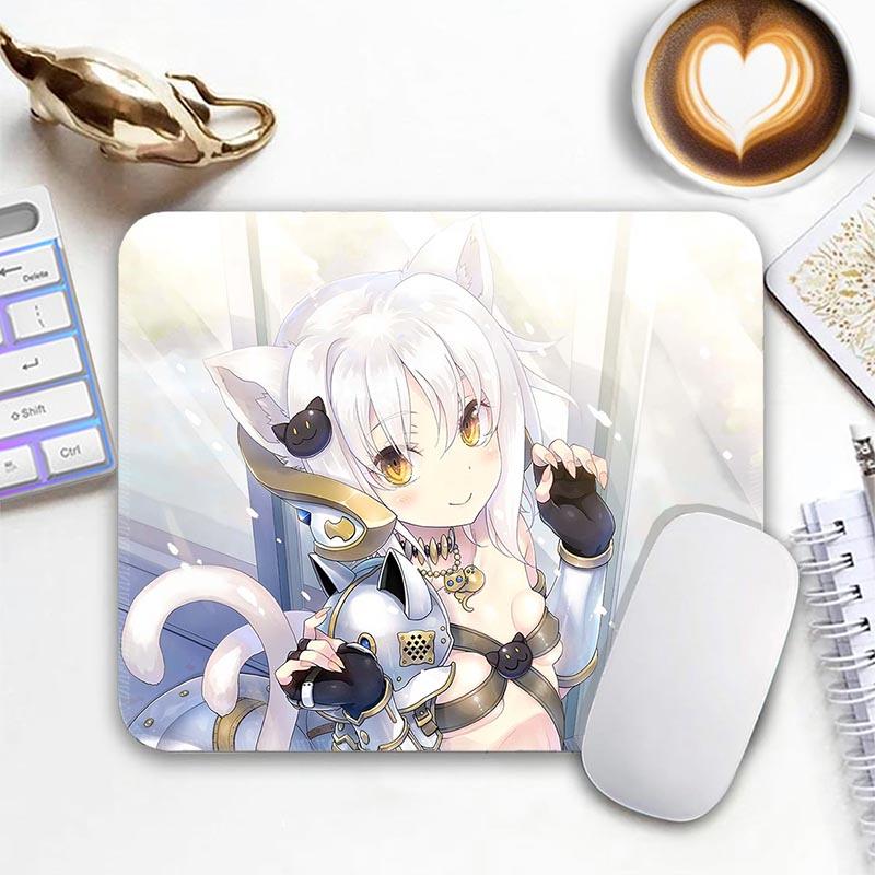 Игровой коврик для мыши Маленький коврик для мыши DxD Hero Toujou Koneko Геймер Стандартный HD коврики для мыши ПК Компактный Нескользящий Офисный коврик для мыши