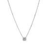 Collier Luxenter En Argent 925 Et Zirconium Brillant Finition En Rhodium - Niea