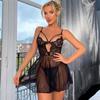 Woman Sleepwear Sexy Lingerie Erotic Pajamas Lace Sleepwear Nightgown Transparent Dress Sexy Underwear Baby Doll Teddy Costumes