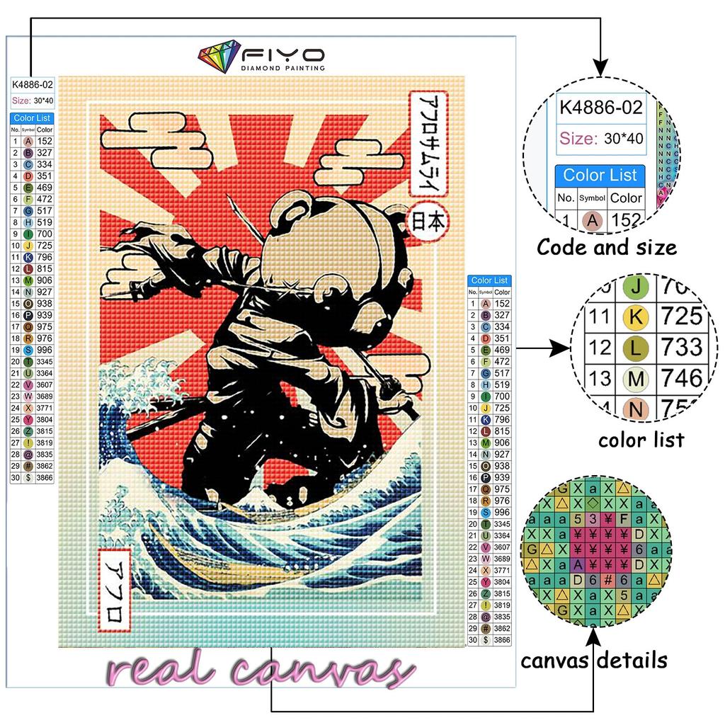 Алмазная вышивка Аниме Африканский самурай 5D DIY Алмазная картина Вышивка крестом Стразы