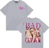 Bad Gyal portrait graphic 100Cotton unisex shirt Y2k Hip hop HighQuality 2026 Summer Mens Loose Short sleeve Tshirt fan gift