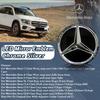 Горячая автомобильная наклейка для Mercedes Benz C W205 A W177 S W217 SL CLA CLS GLA GLB Глянцевый черный Новейшие 3D Звезды Решетки Радиатора Логотипы