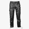 Soft Lambskin Handmade Leather Biker Zipper Trouser Pant Men's Genuine Leather Pants