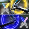 Phare avant de bicyclette YWEI - LED néon pour rayons de vélo - éclairage arrière de roue de moto - vert
