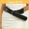 Leather Belt Faux With Rivet Decor And Metal Pin Closure For Trendy Outfits