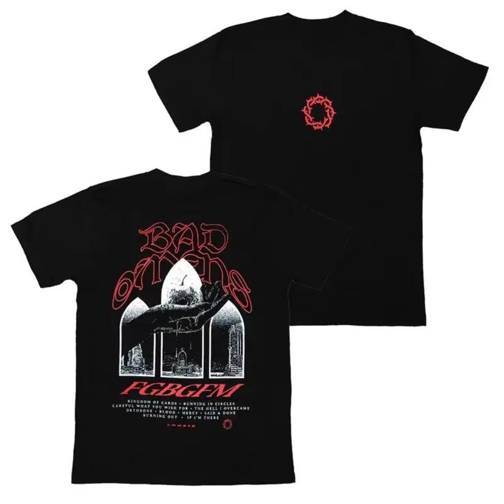 2026 Summer Unisex Gothic Sacred Heart Thorn Graphic Tee Cotton Streetwear Casual Short Sleeve Alternative Top for Men Women