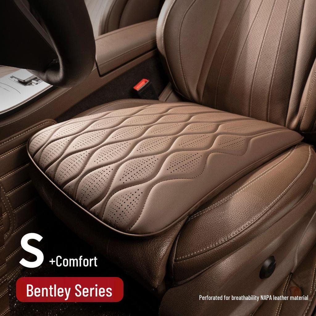 Подушка на сиденье автомобиля Bentley, дышащая, всесезонная, для Kaiyan, Flying Spur, Bentayga, Mulsanne, Continental GT - Одноместная.