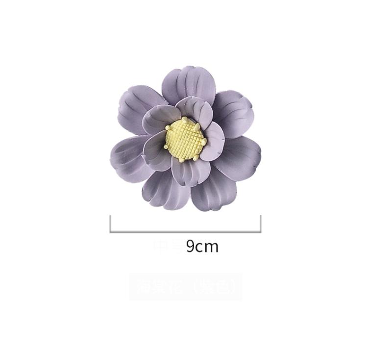 Креативная керамическая настенная фреска с цветами, украшение для дома, диван, ТВ-фон, настенные подвесные поделки, магазин, отель, декор для стены на веранде, наклейка