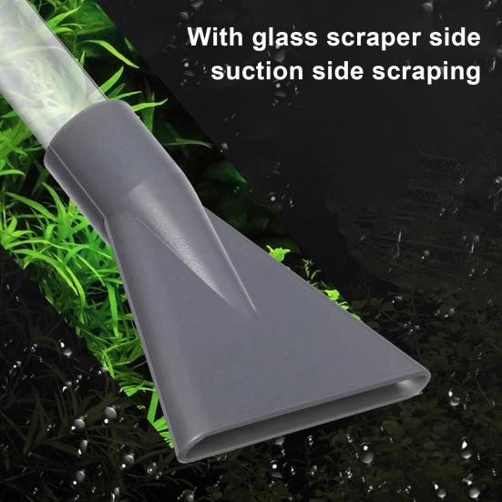 Aquarium Gravel Vacuum Cleaner Fish Tank Water Changer Hand Pump Siphon Vacuum Gravel Sand Cleaning Tool for Small Fish Tank
