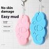 Soft Bath Sponge Brush for Kids with Lanyard Exfoliating Dead Skin Massager Cleaning Shower Sponge Rub