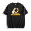 Футболка с логотипом Washington Redskins Мужская Женская Футболки Топ - Дизайн с Историей Команды NFL Унисекс Футболка