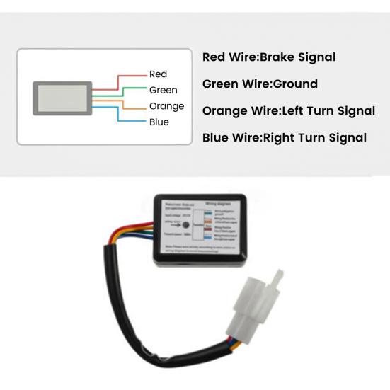Экологичный стоп-сигнал для шлема, полезный компактный энергосберегающий сигнальный светильник для вождения