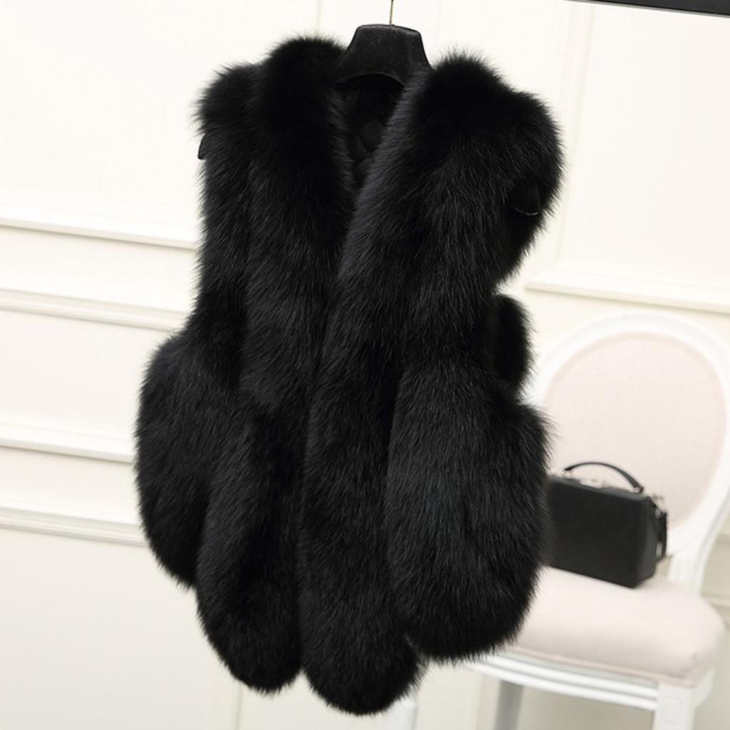 Женский тонкий жилет больших размеров, верхняя одежда, теплый искусственный жилет, жилет