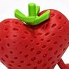 3D-печатная фигурка фрукта с подвижными суставами, Коллекционная артикулированная фигурка красной клубники для декора домашнего офиса, рабочего стола руководителя