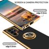 Магнитный чехол с покрытием для Samsung Galaxy S23 S22 S21 S20 Ultra Plus FE A53 A52S 5G Note 20 10 9 S10 S 22 21 23, крышка-держатель с кольцом