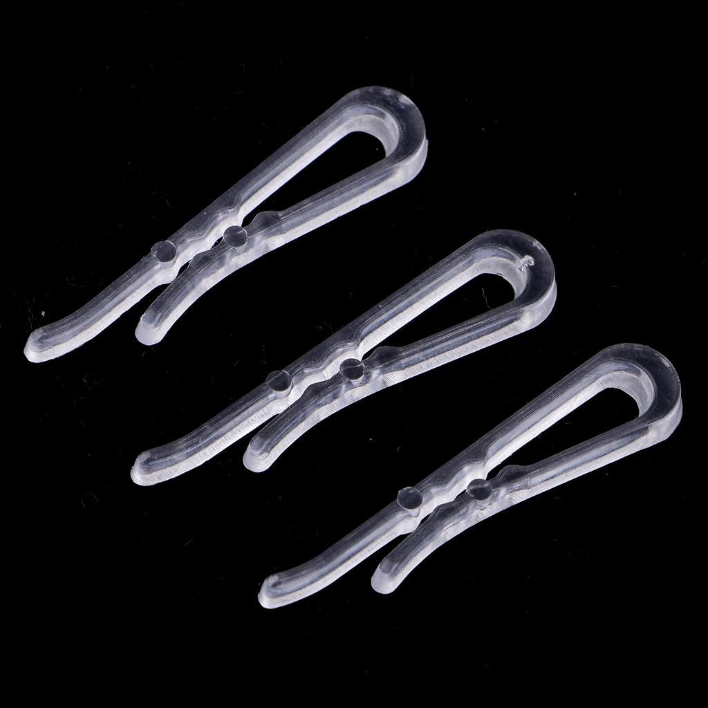 200 шт. пластиковые прозрачные швейные зажимы для прищепок для брюк для рубашек