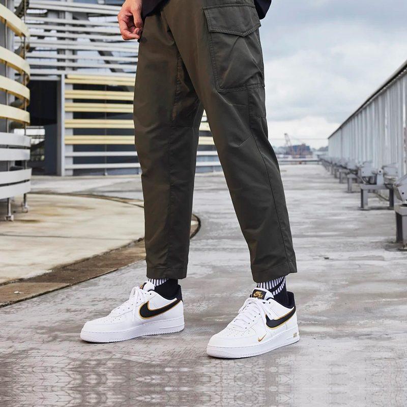 Nike Air Force 1 '07 LV8 'Metallic Swoosh Pack Белый Металлик Золотой' DA8481-100