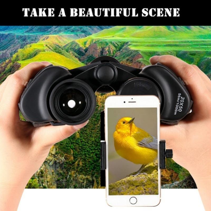 20X50 Бинокль HD Военный Профессиональный Телескоп Большой Окуляр Бинокулярный Охота Ночного Видения Наблюдение за птицами Путешествия Наблюдение за звездами Охота Концерт Спорт