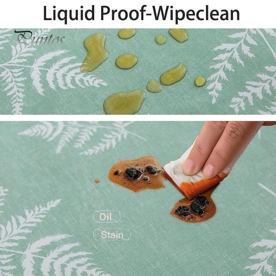 Эластичный чехол для стола в скандинавском стиле с принтом листьев, круглой формы, с фланелевой подкладкой, противоскользящий, простой в уходе, водонепроницаемый, защита стола, банкеты, вечеринки