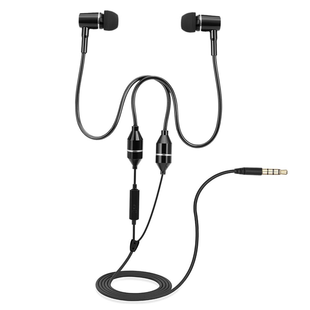 FC12 Stereo Music Headset Air Tube 3.5mm Anti Radiation Earphone In Ear Headphone Radiation Free Noise Reduction Line