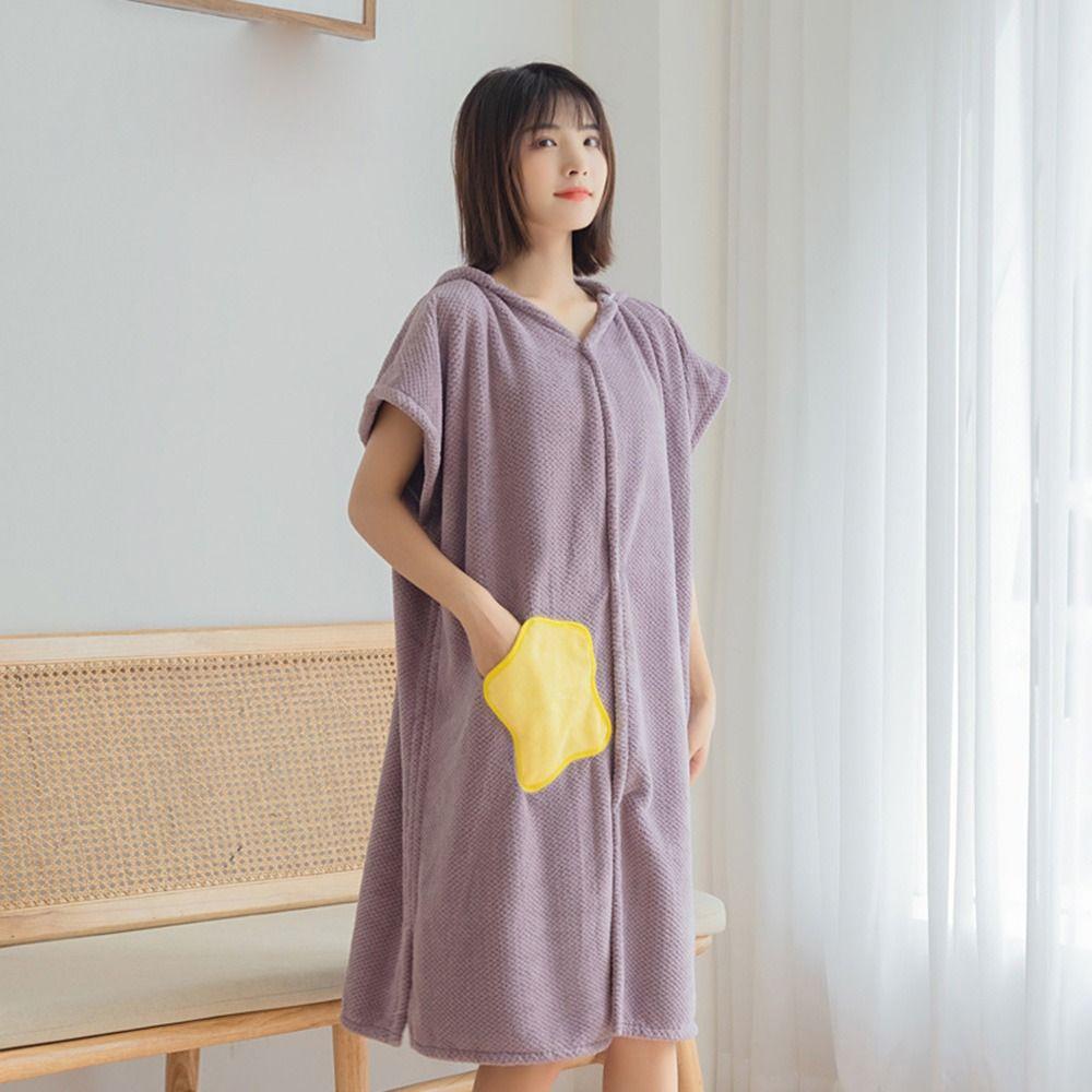 Bathroom Quick-Drying Absorbent Wearable Pineapple Bath Towel Bathrobe Beach Cloth Sauna Towels