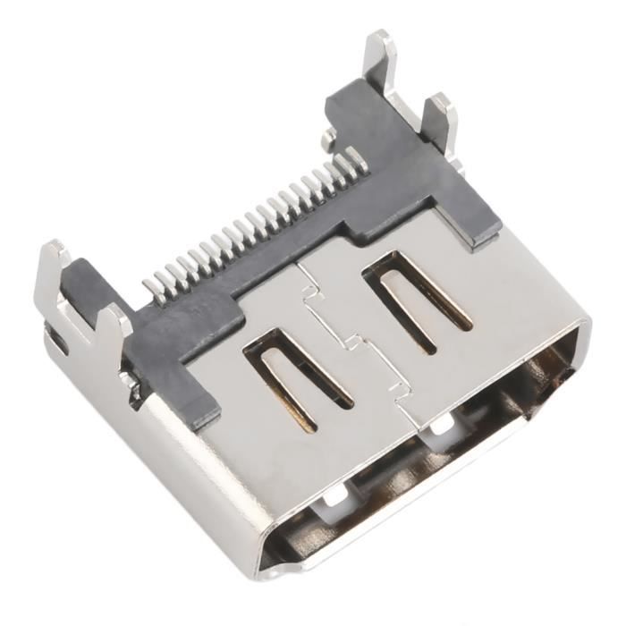Connecteur d'interface de prise de port HDMI - PS4 - Noir - Pièce de rechange de haute qualité