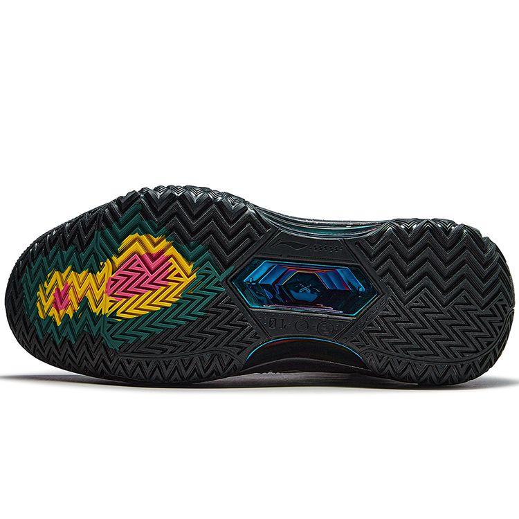 Li Ning Jiao Ao Ye Shou 2023 New Outdoor Basketball Shoes Men Basketball Shoes Black White ABFT045-1