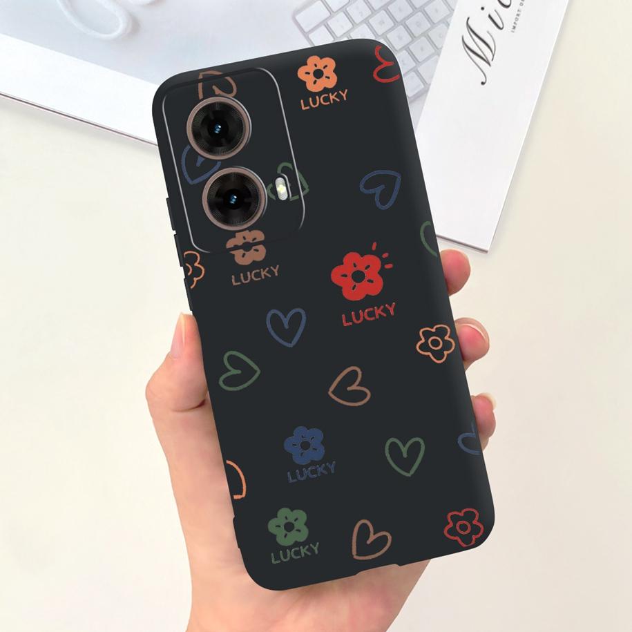 Для Motorola Moto G85 5G Чехол Милые Девочки-Астронавты Мягкий Силиконовый ТПУ Чехол для Телефона Для Moto G85 2024 Funda G 85 MotoG85 Матовый Чехол