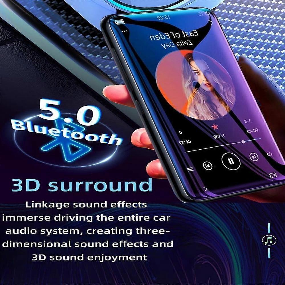 Car Bluetooth MP3 Player with Lossless Sound Quality, Cigarette Lighter Adapter, 3-Port Car Charger and Universal Compatibility