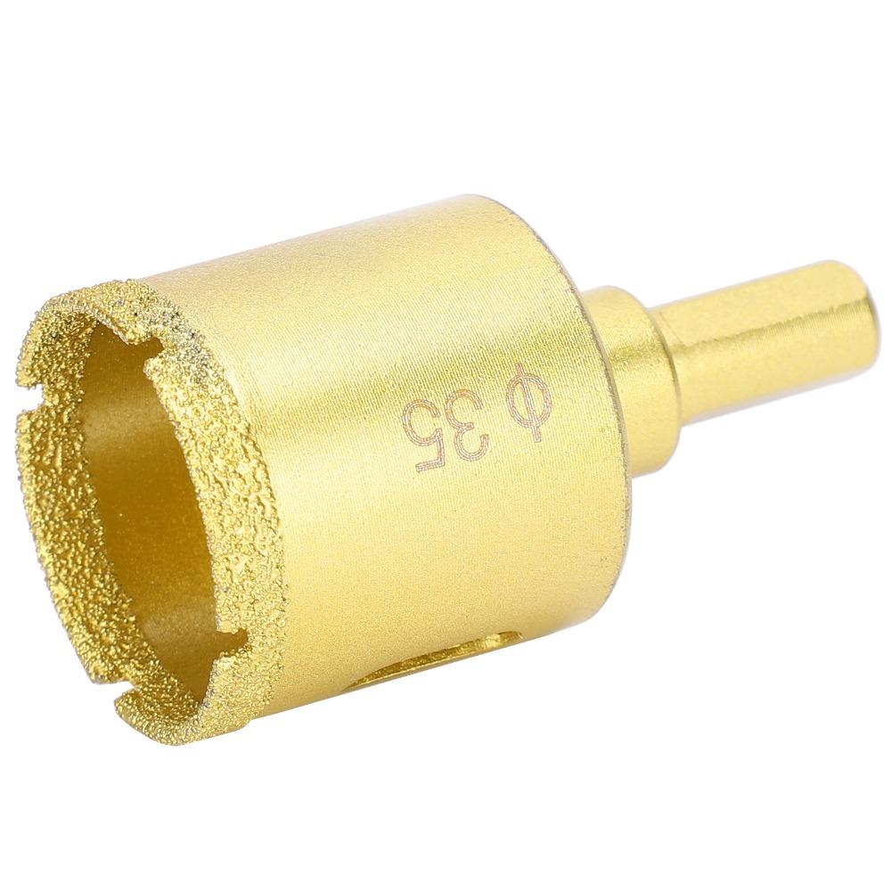 Soldering Diamond Tile Drill Bit 35mm Dry Drilling of Marble Vitrified Tiles