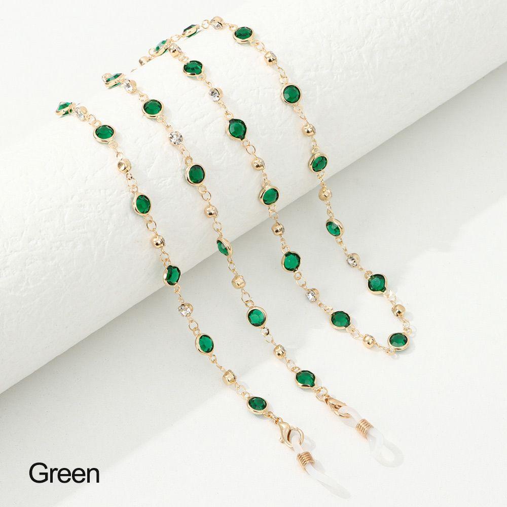 Модный длинный хрустальный шнурок для очков Аксессуары для очков Ожерелье для очков Цепочка для очков