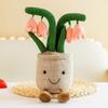 28 см Плюшевая кукла Торт на день рождения Мягкая сосна Денежное дерево Плюшевая подушка с ножкой Улыбающееся лицо Плюшевая игрушка Декор для вечеринки Детский подарок