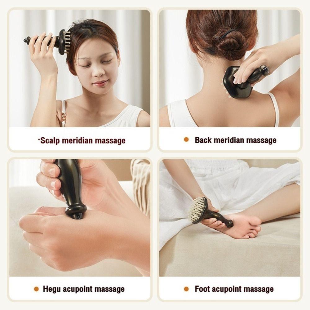 Magnetic Massage Stick 33 Beef Tendons Meridian Brush  for Arms Back Full Body Waist Thigh