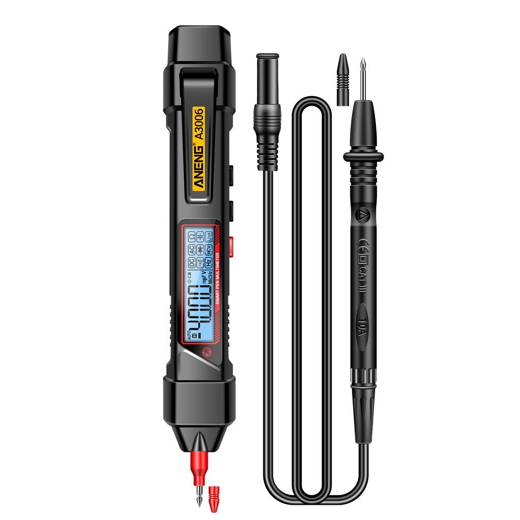 ANENG A3006 Цифровой мультиметр перьевого типа, 4000 отсчетов, тестер напряжения ACDC, детектор нулевой линии огня