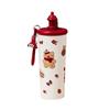 Cute Cartoon Stainless Steel Insulated Tumbler With Straw Tea Infuser 700ml Portable Water Bottle Women