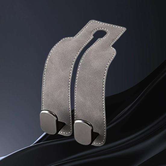 Крючок на подголовник автомобильного сиденья Держатель для телефона Искусственная кожа Сверхпрочный Многофункциональный Универсальный Крепление-органайзер на подголовник для внедорожника Автомобильные аксессуары для интерьера