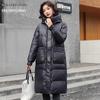 Женская парка средней длины с капюшоном XueZhongFei