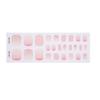 Sparkles Toenail Polish Strips Semi Cured Gel Toenail Strips Toenail Stickers Full Nail Wraps Pedicure Gel Nail Stickers