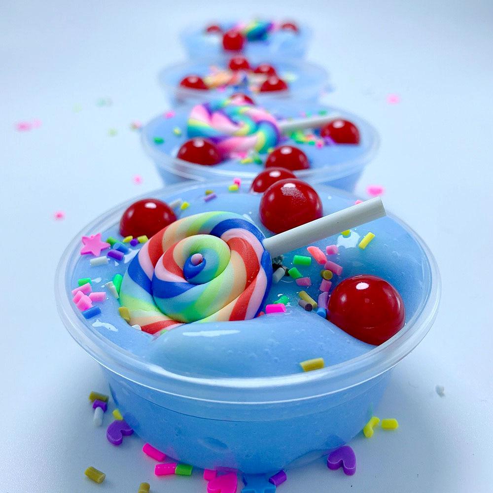 Мягкие леденцы на палочке, игрушки для детей, резиновые слизи Lizun, антистрессовые игрушки, динамический песок для игрушек для сжатия