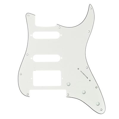 Musiclily Pro 11-отверстий HSS ST Страт Пикгард для электрогитары Fender Strat Stratocaster, бридж Floyd Rose, пергамент, американский/мексиканский вырез, 3-слойный